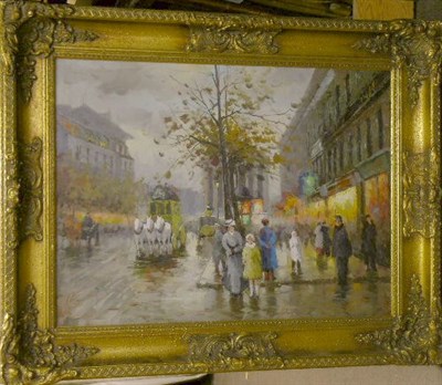 Lot 12 - Circle of Antoine Blanchard PARISIAN STREET...