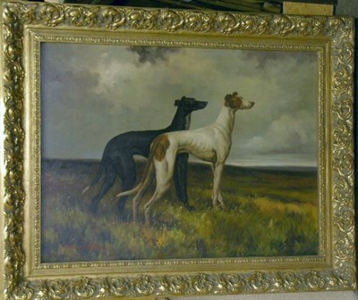 Lot 3 - 20th Century School TWO WHIPPETS IN A...