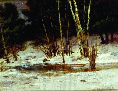 Lot 210 - Robert Melvin Decker 1847-1921 WINTER STREAM...