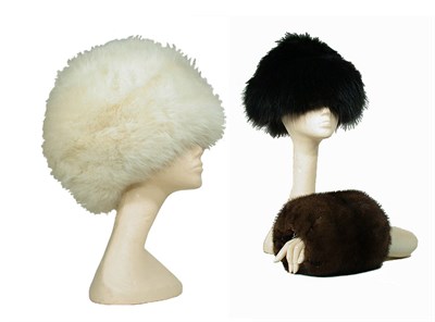 Lot 3662 - Group of Three Fur Items Comprising one...
