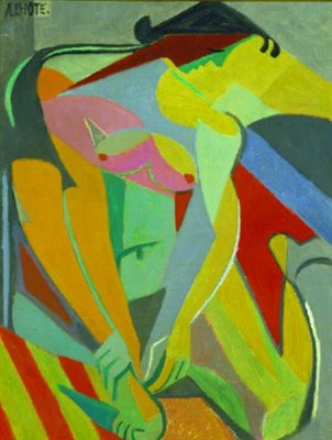 Lot 19 - Andre Lhote French, 1885-1962 NUDE Signed A....