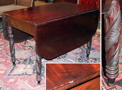 Lot 352 - Classical Mahogany Drop-Leaf Table New York,...