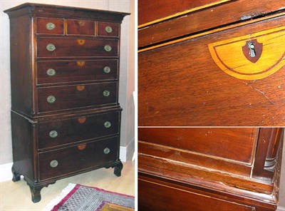Lot 657 - American Chippendale Style Mahogany Chest on...