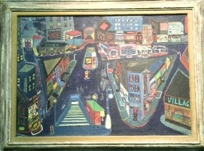 Lot 2041 - Ralph Fasanella Italian/American, 1914-1997...