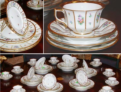 Lot 135 - Royal Copenhagen Gilt and Floral Decorated...