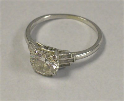 Lot 555 - Diamond Engagement Ring