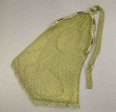 Lot 545 - Gold Mesh Purse