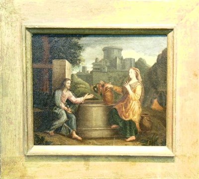Lot 66 - Manner of Poussin CHRIST AND THE WOMAN FROM...