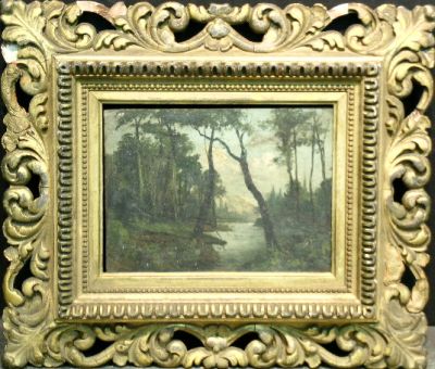 Lot 18 - 19th/20th Century School SHADED INLET Oil on...