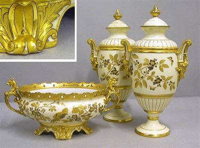 Lot 2667 - Group of Pirkenhammer Gilt and Enameled...