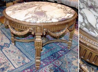 Lot 412 - Louis XV Style Gilt-Wood Occasional Table Of...