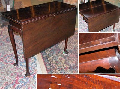 Lot 438 - Georgian Style Mahogany Drop-Leaf Table
