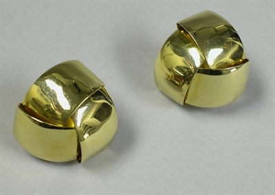 Lot 279 - Pair of Gold Earrings