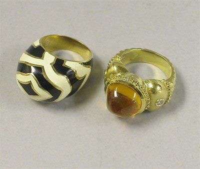 Lot 308 - Two Gold Rings