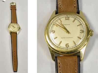 Lot 617 - Gentleman's Gold Wristwatch