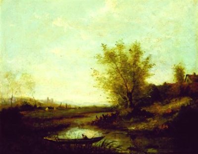 Lot 25 - Attributed to Jean-Baptiste Camille Corot...
