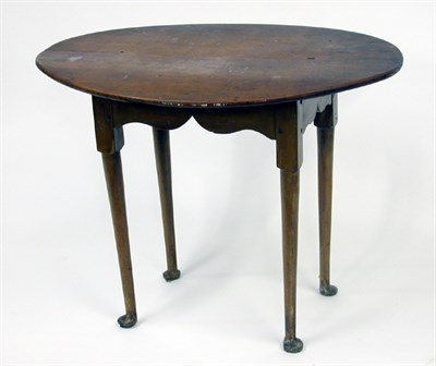Lot 2086 - Queen Anne Maple Occasional Table The oval top...