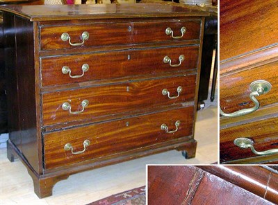 Lot 543 - George III Mahogany Chest of Drawers