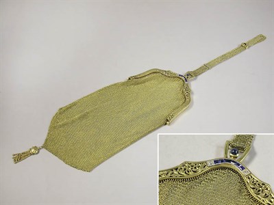 Lot 539 - Gold Mesh Evening Bag