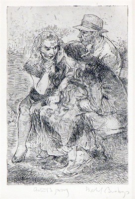 Lot 1184 - Isabel Bishop DOUBLE DATE DELAYED (TELLER 43)...