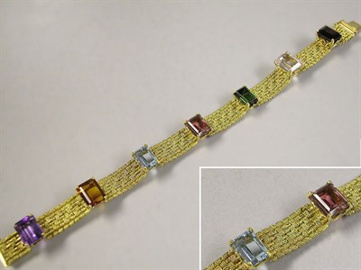 Lot 406 - Multicolored Stone Bracelet