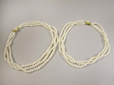 Lot 229 - Two Cultured Pearl Necklaces