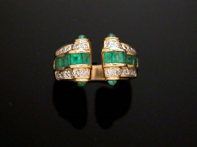 Lot 391 - Emerald and Diamond Ring