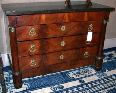 Lot 4340 - Empire Gilt-Bronze Mounted Mahogany Commode...