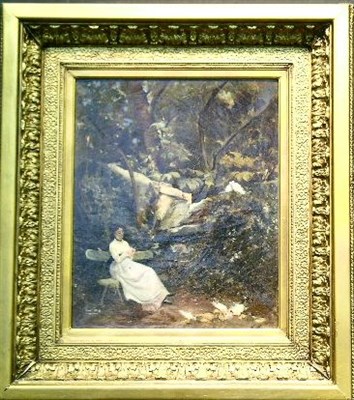 Lot 55 - Euphemie Muraton French, 1840-1914 HE LOVES ME,...