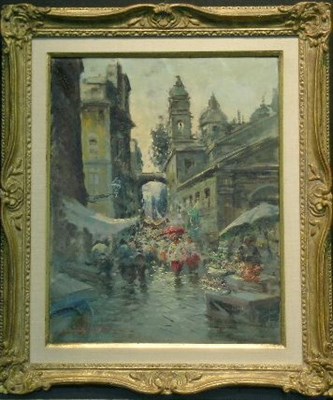 Lot 38 - Italian School 20th Century ITALIAN STREET...