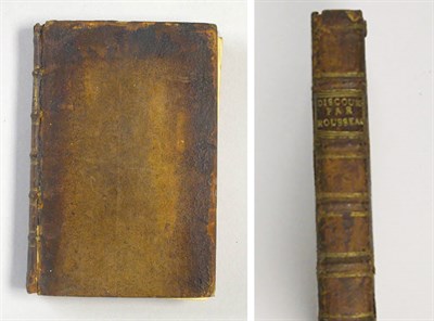 Lot 1149 - ROUSSEAU, JEAN JACQUES Discours sur l'Origine...
