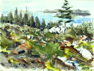 Lot 248 - John Marin 1870-1953 BACK OF THE WATERS,...