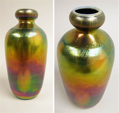 Lot 540 - Imperial Art Glass Vase Of ovoid form, with...