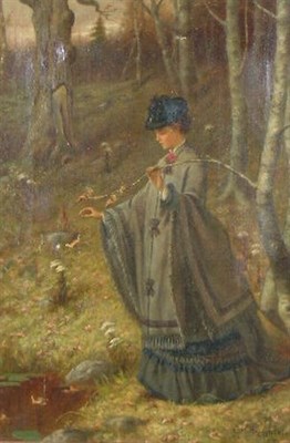 Lot 186 - George Henry Boughton 1833-1905 AUTUMN...