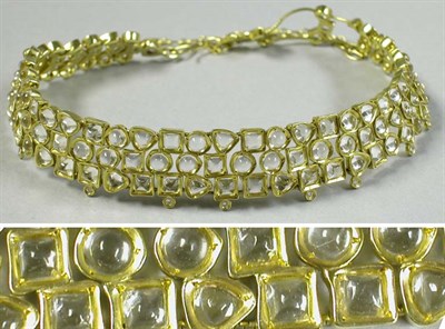 Lot 510 - Gold, Crystal and Diamond Necklace
