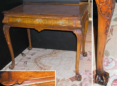 Lot 480 - Georgian Style Walnut Tray Top Single-Drawer...