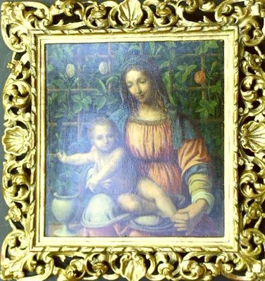 Lot 8 - Manner of Francesco Melzi MADONNA AND CHILD...