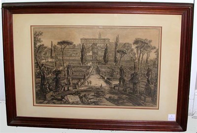 Lot 91 - Giovanni B. Piranesi VEDUTA DELLA VILLA ESTNSE...