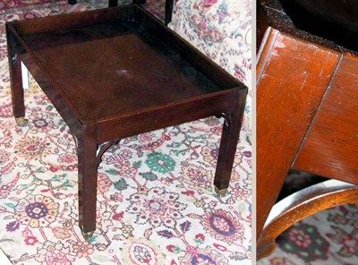Lot 720 - Georgian Style Mahogany Tray Coffee Table