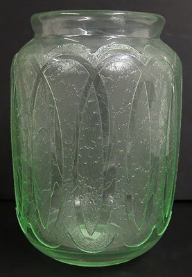 Lot 498 - Daum Nancy Acid Etched Glass Vase Of...