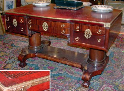 Lot 2342 - Regency Style Gilt-Bronze Mounted Mahogany...
