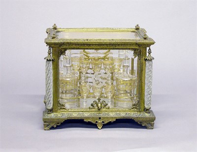 Lot 2252 - Baccarat Glass Cordial Set Comprising a...