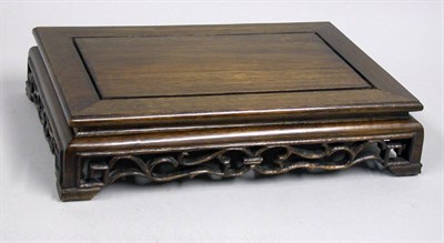 Lot 2318 - Chinese Wood Low Stand