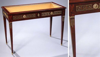 Lot 373 - Louis XVI Style Gilt-Bronze Mounted Mahogany...