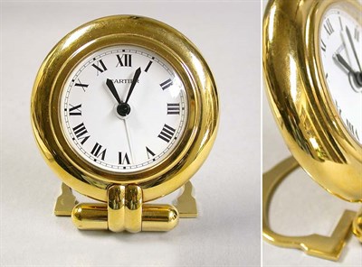 Lot 345 - Metal Travel Clock