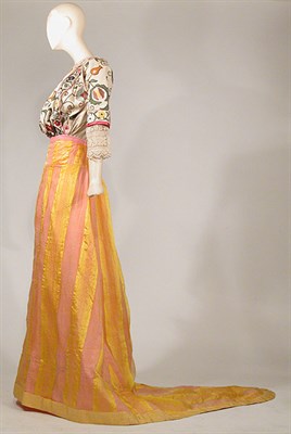 Lot 3386 - Bohemian Polychrome Silk Embroidered Blouson...
