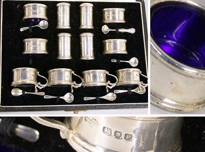 Lot 2400 - Set of Silver Table Articles Comprising four...