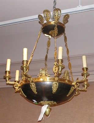Lot 417 - Empire Style Gilt and Patinated-Metal...