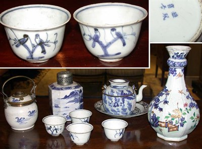 Lot 200A - Group of Chinese Blue and White Porcelain...