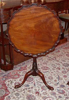 Lot 364 - George III Style Mahogany Piecrust Tilt-Top...